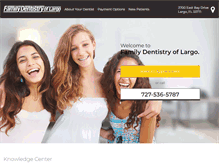 Tablet Screenshot of familydentistryoflargo.com